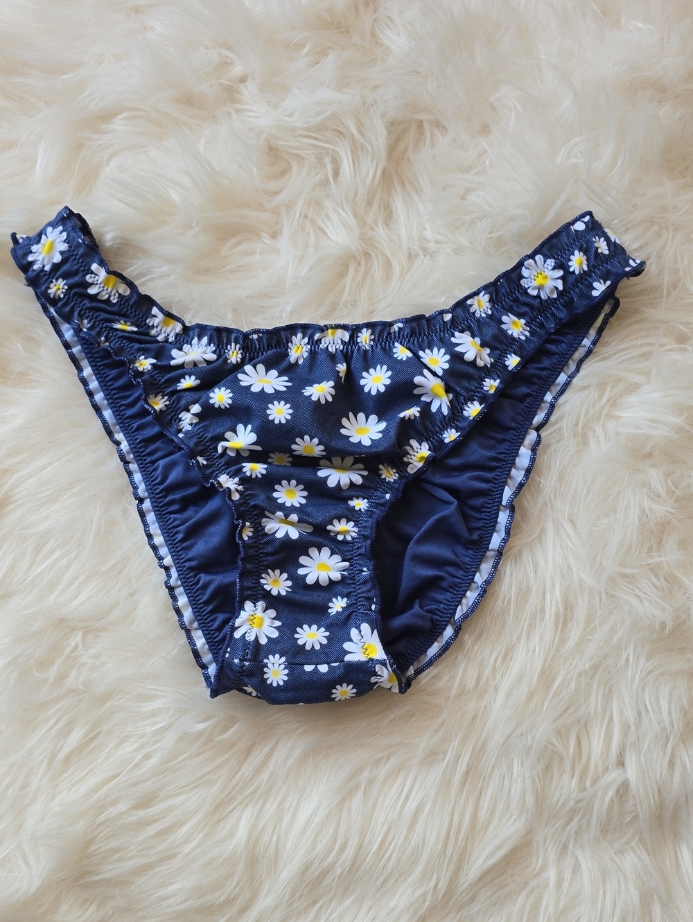 PINK x Frankies Bikinis Hudson Daisy Bikini Bottom S